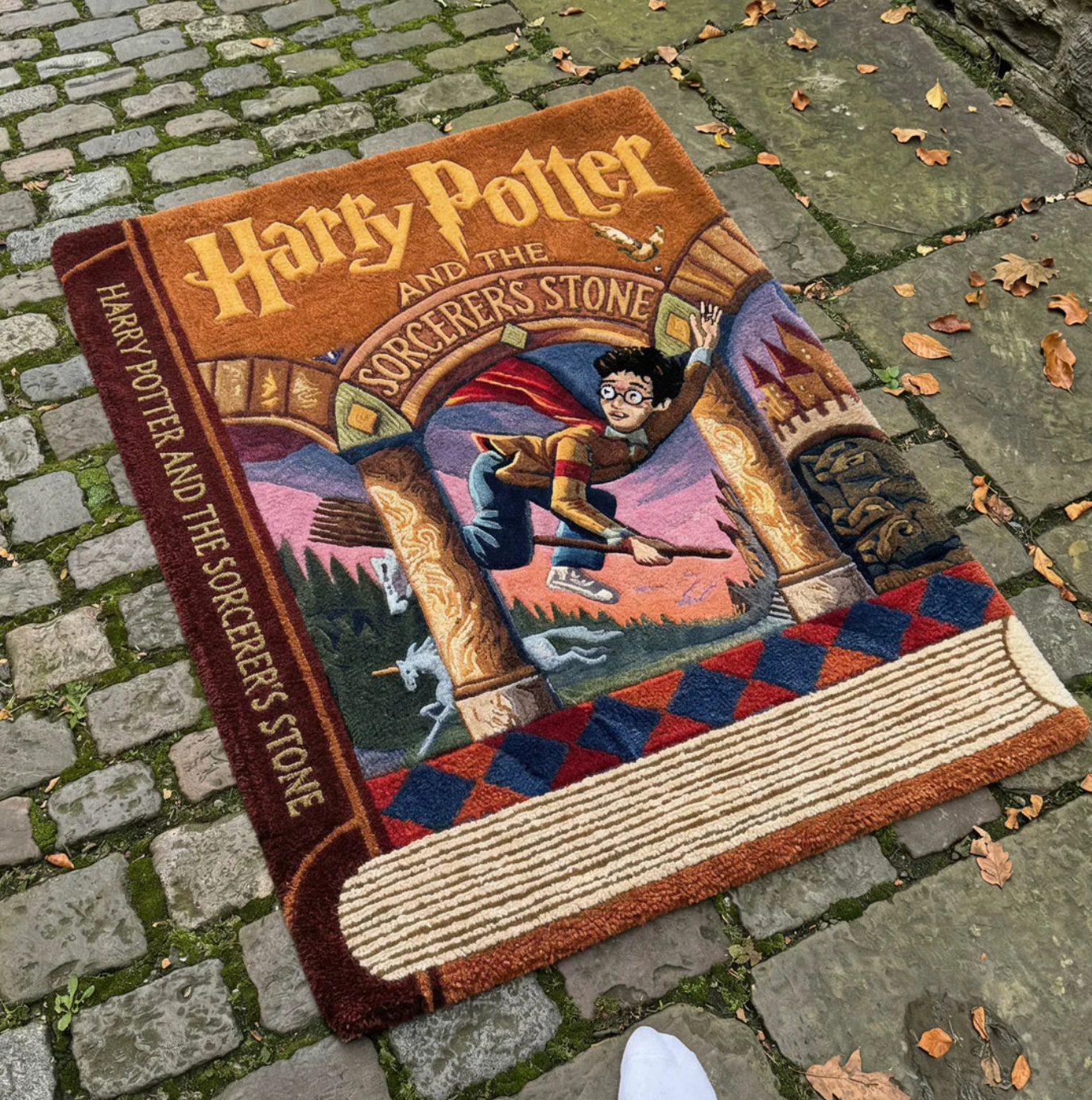 "Potter" Book Rug