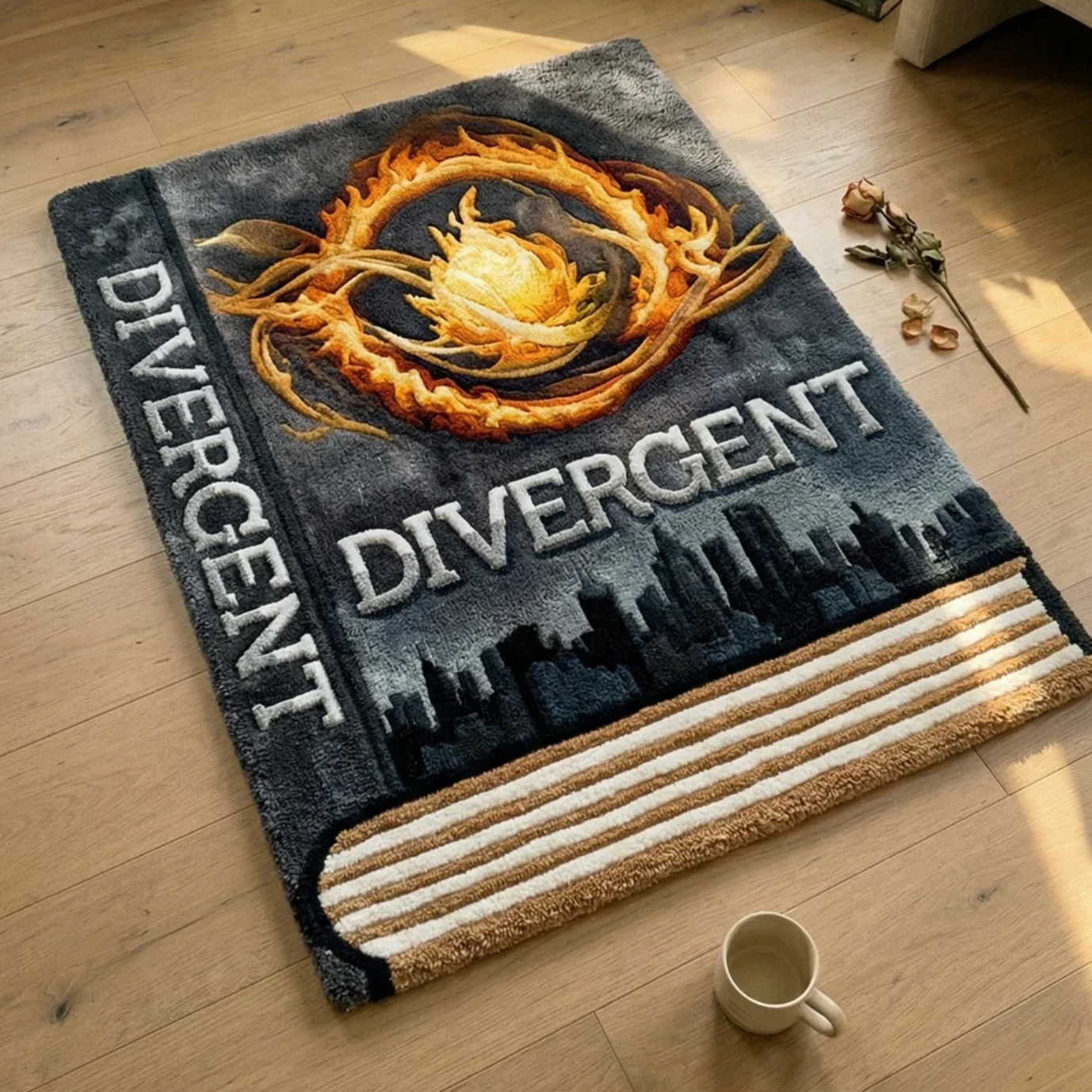 "Divergent" Book Rug