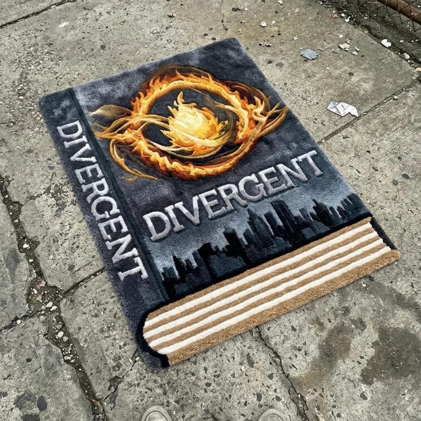 "Divergent" Book Rug