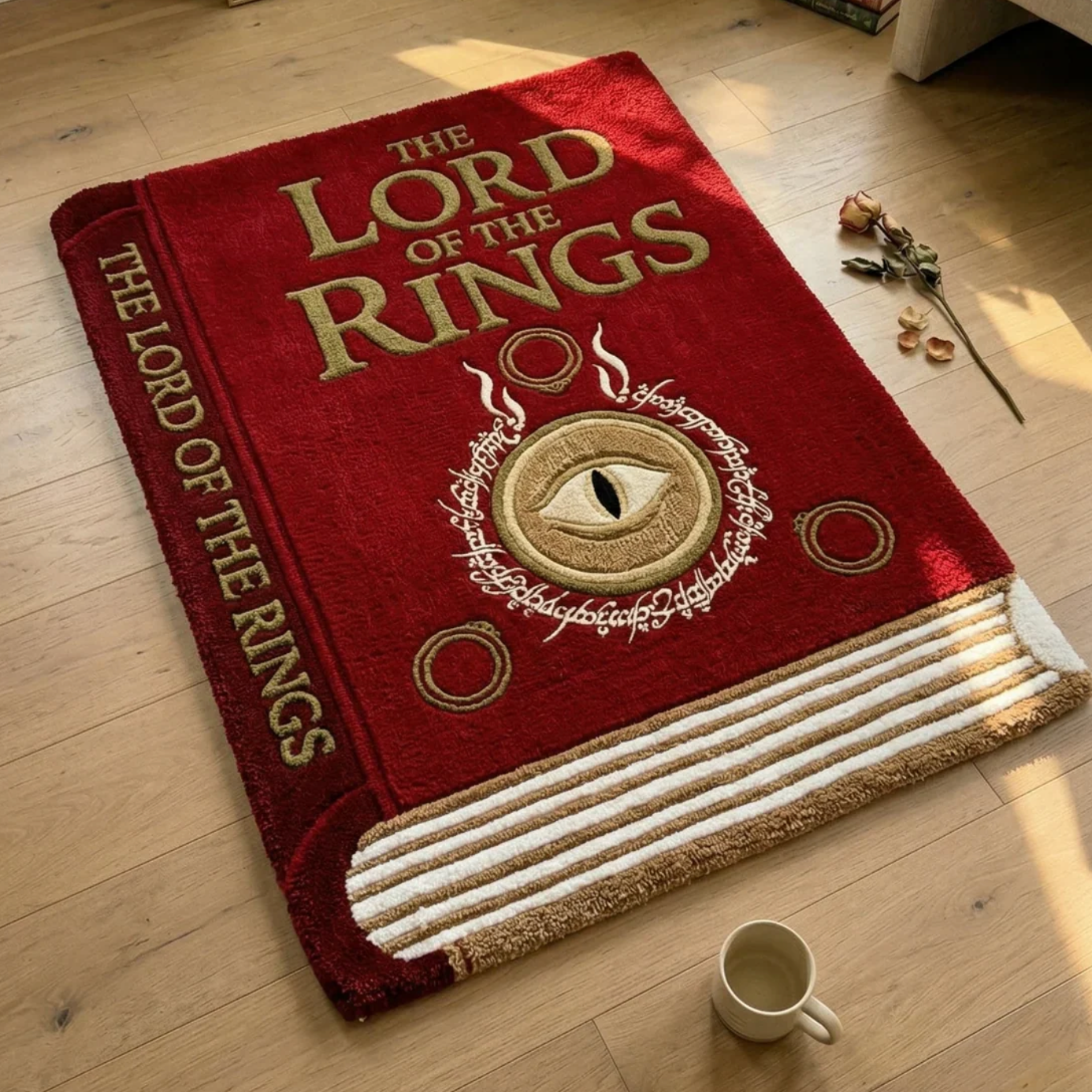 "Rings" Book Rug