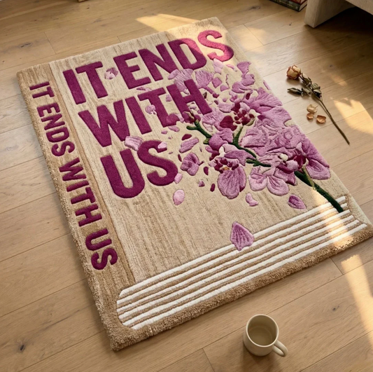 "With Us" Book Rug