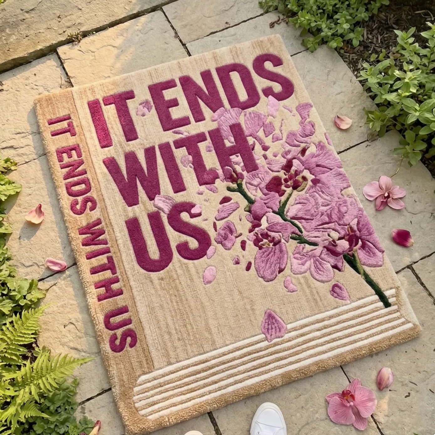 "With Us" Book Rug